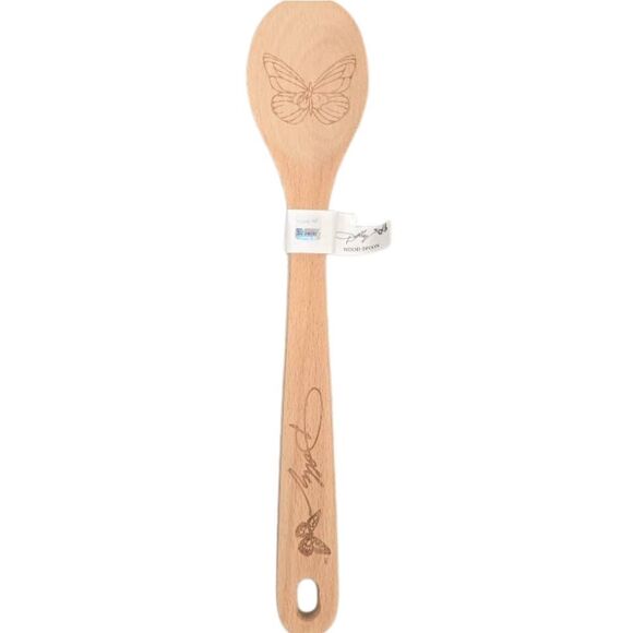 Dolly Parton From My Heart To Your Home Butterfly Engraved Wooden Spoon - Picture 3 of 5